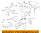 N91197801 Volkswagen Vw Oem Golf Rear Control Arm Mount Bolt