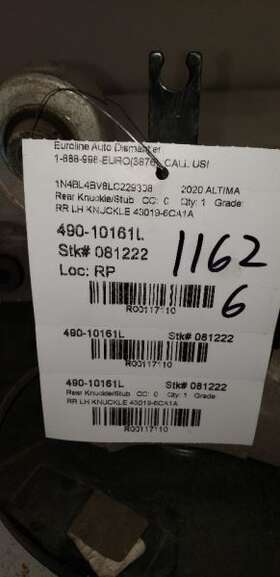 490-10161l Nissan Driver Rear Knuckle/stub Fwd Without Adaptive Cruise Fits 19-20 Altima