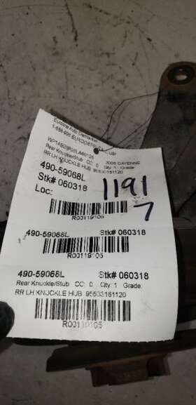 490-59068l Porsche Driver Left Rear Knuckle/stub Fits 03-06 08-10 Cayenne