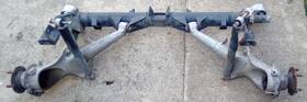 95133151300 Porsche 944 951 Turbo Complete Axle Trailing Arm Knuckle Wheel Hub Rear Oem