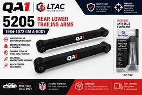 Qa1 806990064196 5205 Rear Lower Trailing Arms 1964-1972 Gm A-body Tubular Anti-seize