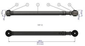 Trc1139 Superpro 200 Series Hd Adjustable Rear Lower Trailing Arm Set
