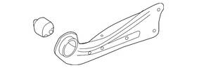 3qf-505-223-b Volkswagen Genuine Trailing Arm