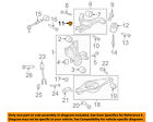 W520517s440 Ford Oem Rear Control Arm Nut