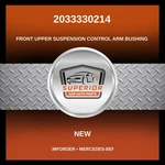Lemforder 2010-2014 Mercedes-benz Front Upper Control Arm Bushing 2033330214. Fixed Price $52.24.