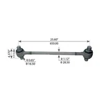 Torque Rod 25-9/16" Replaces Meritor R307853. Fixed Price $111.93.