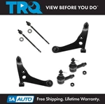 Trq Lower Control Arm & Ball Joint Inner Outer Tie Rod End For 02-07 Lancer. Fixed Price $159.95.