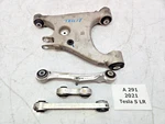 12-20 Oem Tesla Model Rear Left Driver Lower Upper Control Arm Toe Link Set. Fixed Price $128.00.