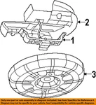 Chrysler Oem 05-20 Cv Rear Body Spare Tire Carrier-cover Shield 5109531AA. Fixed Price $182.69.