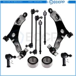 10PCS Front Control Arm Ball Joint Tie Rod End Sway Bar 2005-2010 Ford Focus. Fixed Price $103.91.