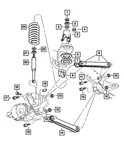Genuine Mopar Lower Control Arm 68078374AA. Fixed Price $254.40.