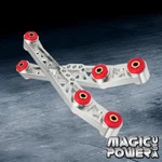 Polished Pro Rear Lower Control Arms Red Bushing Honda Civic Crx Ef Eg Delsol. Fixed Price $66.64.