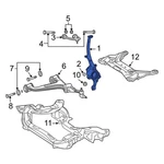 Mercedes-benz 2113304920 Front Left Steering Knuckle. Fixed Price $973.86.