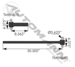 Automann TMRN109 Narrow Rod Kit Hendrickson 60223000, 60223-000. Fixed Price $138.74.