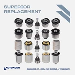 Autoacer -20P Front Rear Control Arm Bushings Ball Joints For Land Rover LR3 LR4. Fixed Price $315.00.