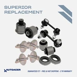 Autoacer -6P Rear Lower Control Trailing Arm Bushings & Link Kit For Honda Civic. Fixed Price $119.00.