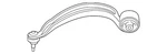 Genuine Porsche Suspension Trailing Arm 95B-407-694. Fixed Price $596.36.