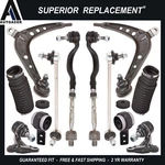 Front Control Arms Ball Joints Bushes Links Tie Rods & Boot Kit 12PC For Bmw E46. Fixed Price $357.50.