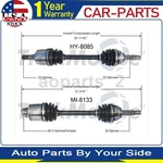 Trakmotive Front Cv Axle Joint For Dodge Colt 4WD 1.6L 1990 1989 1988 1987. Fixed Price $216.26.