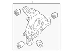 Genuine Nissan Knuckle 43019-JK00B. Fixed Price $501.18.