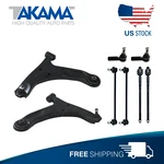 8PCS Front Lower Control Arm+sway Bar Link+tie Rod Ends For Grand Vitara (lh-rh). Fixed Price $167.40.