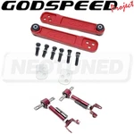 Godspeed Red Lower Control Arm + Rear Camber Kit For Acura Rsx DC5 2002-06. Fixed Price $221.00.