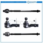 4PCS For 1999-2001 2002 2003 Mazda Protege Suspension Inner Outer Tie Rod Ends. Fixed Price $57.94.