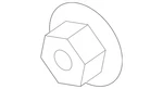 Genuine Ford Upper Control Arm Lock Nut W520214-S442. Fixed Price $10.56.