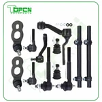 Fits 1995-2002 Lincoln Town Car 12 Front Ball Joints Tie Rods Idler Pitman Arm. Fixed Price $75.85.