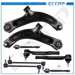 For 2007-2011 Nissan Versa 8PCS Front Lower Control Arms Sway Bars Tie Rod Links. Fixed Price $64.49.