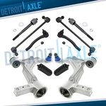 Front Lower Control Arms Sway Bars Tie Rod Ends Kit For 2007 - 2013 Acura Mdx. Fixed Price $336.63.