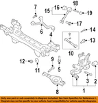 Hyundai Oem 99-10 Sonata Rear-trailing Control Arm Bolt 552273K000. Fixed Price $16.79.