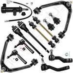 4WD Front Suspension Kits Control Arm Tie Rod For 2000-2006 Chevy/gmc/cadillac. Fixed Price $107.05.