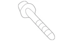 Genuine Mitsubishi Trailing Arm Bolt MU000463. Fixed Price $10.23.
