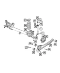 Genuine Mopar Lower Control Arm Right 68195544AI. Fixed Price $708.40.