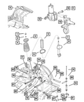 Genuine Mopar Rear Lateral Link Right 4656358AA. Fixed Price $122.31.