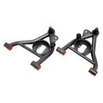 For Chevy Camaro 82-92 Front Lower Non-adjustable Spring Pocket A-arms. Fixed Price $529.95.