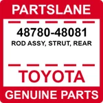 48780-48081 Toyota Oem Genuine Rod Assy, Strut, Rear. Fixed Price $101.00.