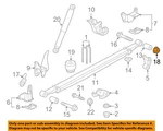 Gm Oem 88-24 98 Rear Suspension Components-leaf Spring Nut 11516383. Fixed Price $27.16.