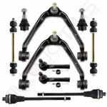 10PCS Suspension Kit Upper Control Arm Tie Rod End For 2002-2006 Silverado 1500. Fixed Price $80.74.