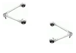 Pair Set Of 2 Front Upper Control Arms & Ball Joints Lemforder Jaguar. Fixed Price $284.95.