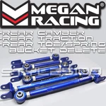 Megan Racing Adjustable Rear Camber + Radius Toe Arms Kit For Nissan 350Z G35. Fixed Price $562.49.