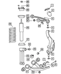 Genuine Mopar Control Arm Left 52125113AE. Fixed Price $213.01.