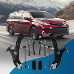 Front Control Arms Tie Rods Sway Bar Links For Toyota Sienna 2011-2020 Complete. Fixed Price $100.49.