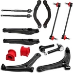 14PC Front Lower Rear Upper Control Arm Kit 2007-2014 Dodge Caliber Jeep Compass. Fixed Price $129.99.