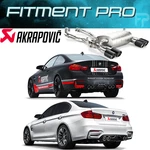 Akrapovic M-BM/T/8H Titanium Slip-on Exhaust For 2014-2020 Bmw M3 M4 F80 F82 F83. Fixed Price $4961.82.