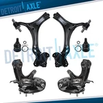 Front Knuckle Wheel Hubs Lower Control Arms Ball Joints For 2013-16 Honda Accord. Fixed Price $359.28.
