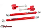 Umi 78-88 G-body Double Adj. Upper & Lower Control Arms- Complete Kit Red 302717. Fixed Price $619.99.