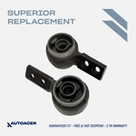 Autoacer - 2PC Front Lower Control Arm Bushings W/brackets For Bmw E46 325 330XI. Fixed Price $81.00.
