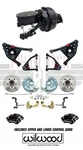 1967-69 Camaro Wilwood Calipers, 9" Dual Pwr Disc Brake Kit, Tubular A-arms. Fixed Price $1475.12.